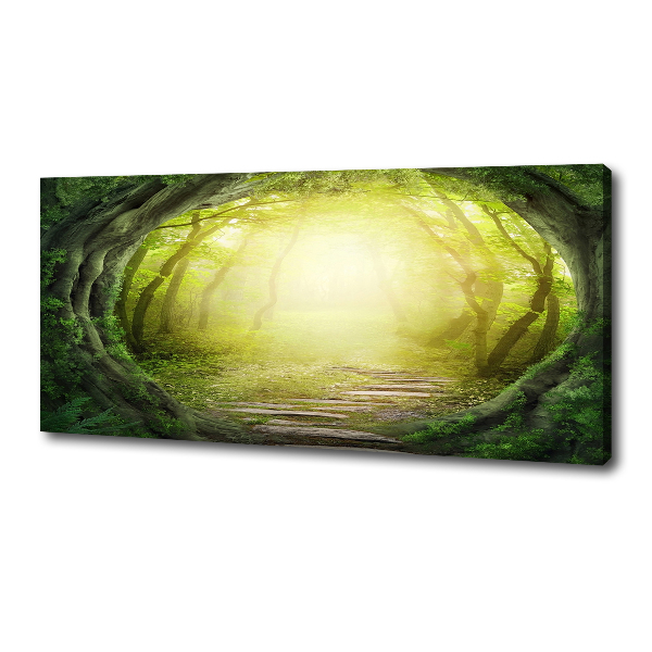 Foto quadro su tela Tunnel tra gli alberi