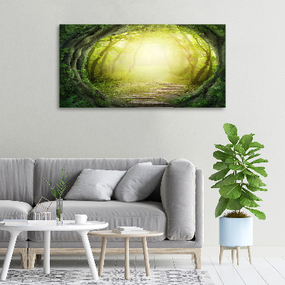 Foto quadro su tela Tunnel tra gli alberi