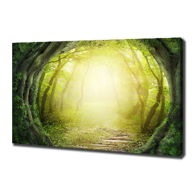 Foto quadro su tela Tunnel tra gli alberi