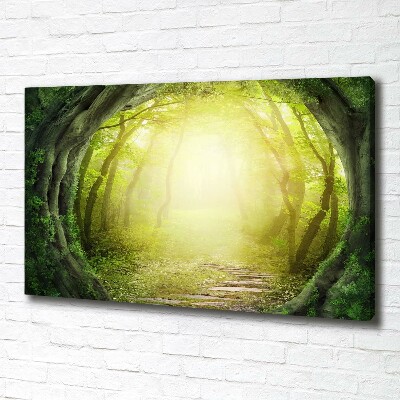 Foto quadro su tela Tunnel tra gli alberi