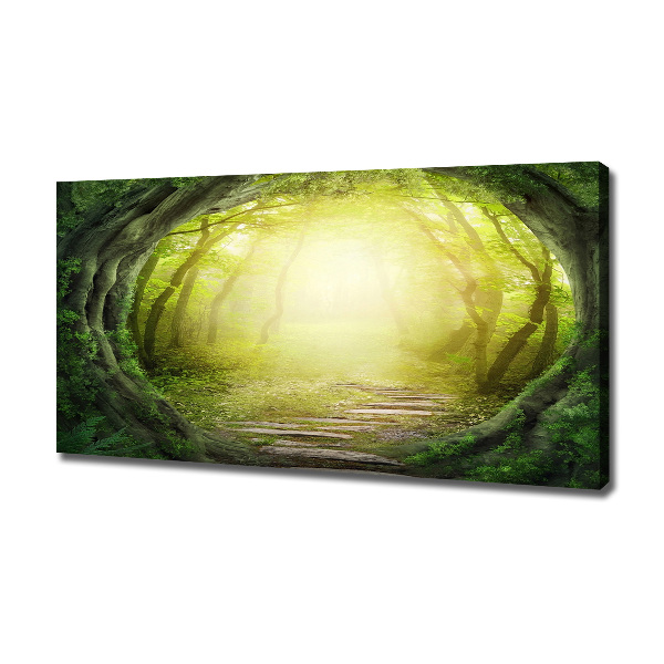 Foto quadro su tela Tunnel tra gli alberi