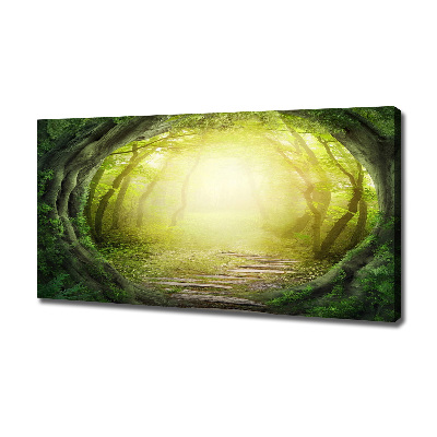 Foto quadro su tela Tunnel tra gli alberi