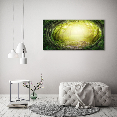Foto quadro su tela Tunnel tra gli alberi