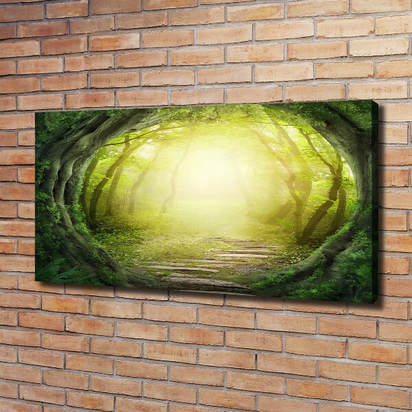 Foto quadro su tela Tunnel tra gli alberi