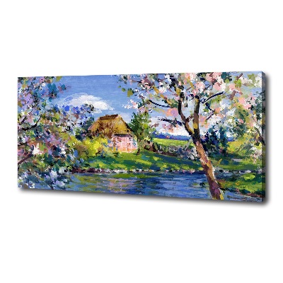 Foto quadro su tela Paesaggio primaverile