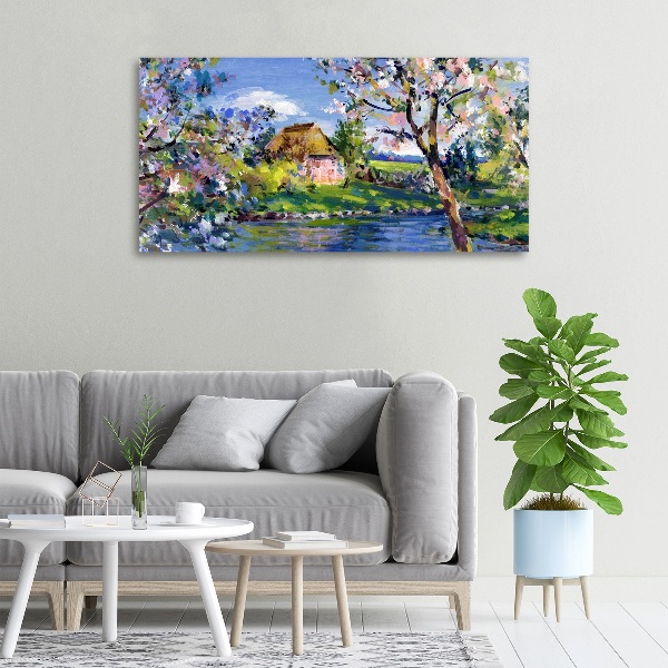Foto quadro su tela Paesaggio primaverile