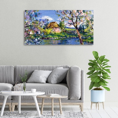 Foto quadro su tela Paesaggio primaverile