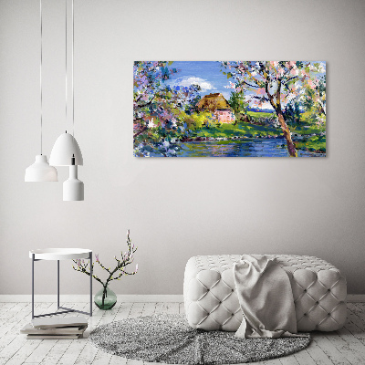 Foto quadro su tela Paesaggio primaverile