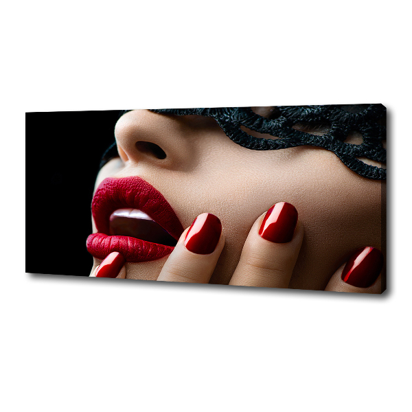 Foto quadro su tela Maschera di pizzo