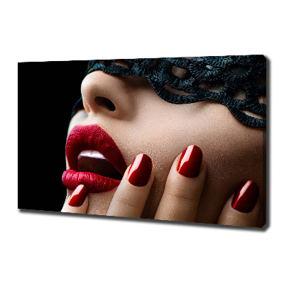 Foto quadro su tela Maschera di pizzo