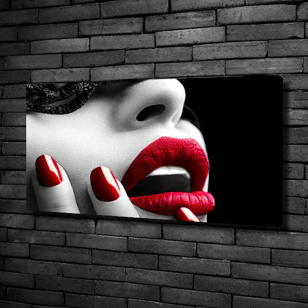 Quadro stampa su tela Maschera di pizzo