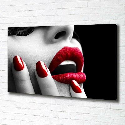 Quadro stampa su tela Maschera di pizzo