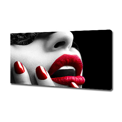 Quadro stampa su tela Maschera di pizzo