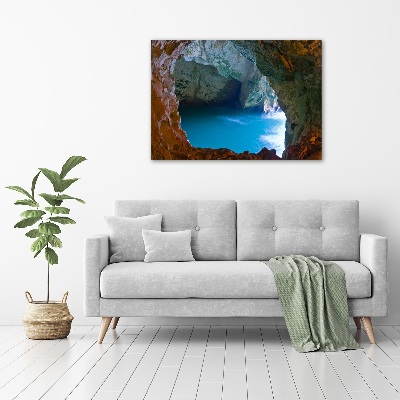 Quadro stampa su tela Grotta marina