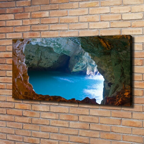 Quadro stampa su tela Grotta marina