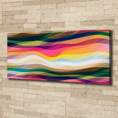 Quadro stampa su tela Onde astratte