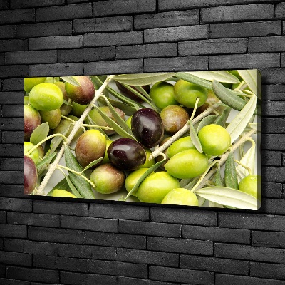 Quadro stampa su tela Olive fresche