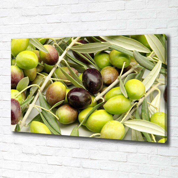 Quadro stampa su tela Olive fresche