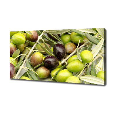 Quadro stampa su tela Olive fresche