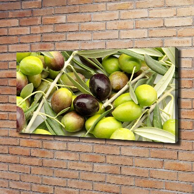 Quadro stampa su tela Olive fresche