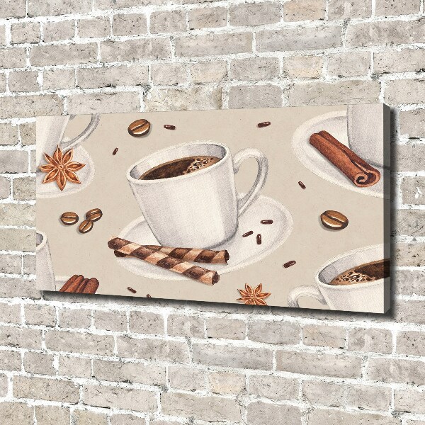 Quadro stampa su tela Una tazza di caffè