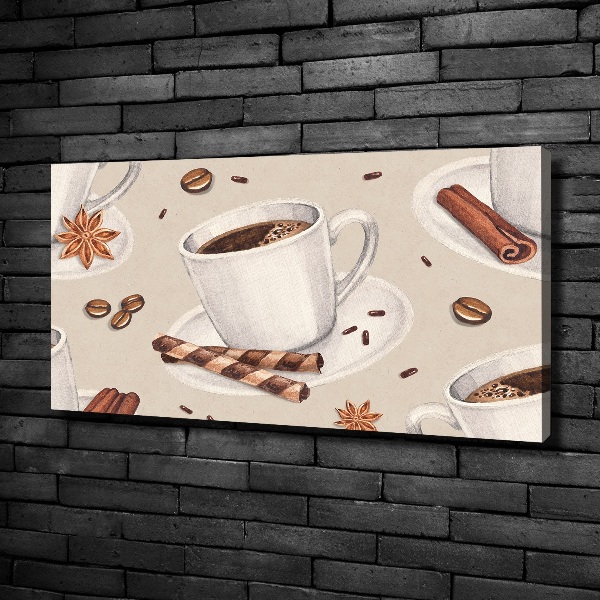 Quadro stampa su tela Una tazza di caffè