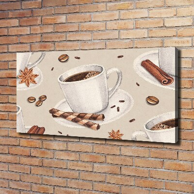 Quadro stampa su tela Una tazza di caffè
