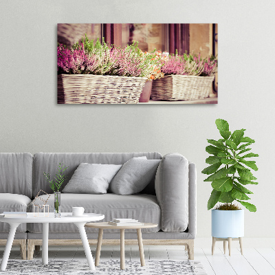 Foto quadro su tela Lavanda in vaso