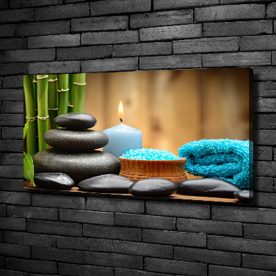 Foto quadro su tela Bambù