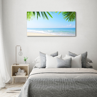 Quadro stampa su tela Spiaggia tropicale
