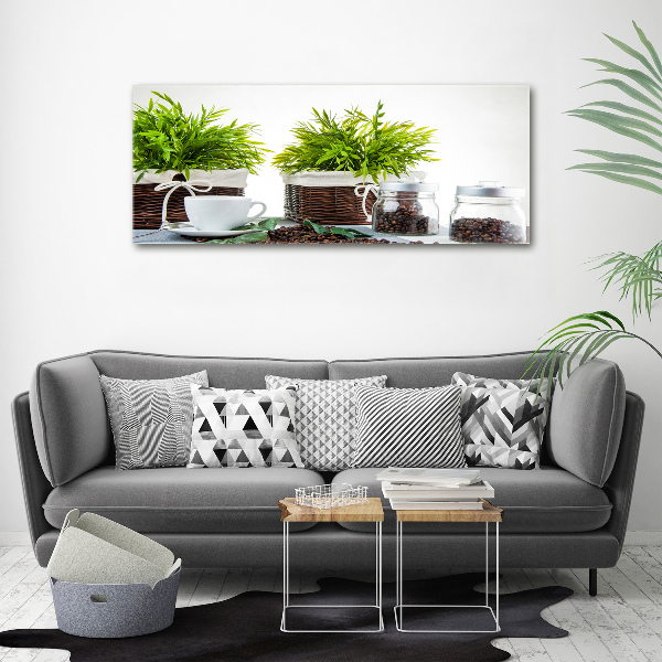 Foto quadro su tela Tema della caffetteria