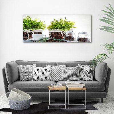 Foto quadro su tela Tema della caffetteria