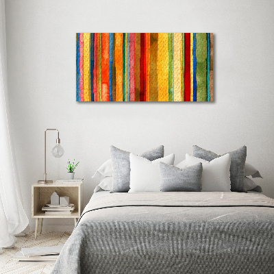 Foto quadro su tela Strisce colorate
