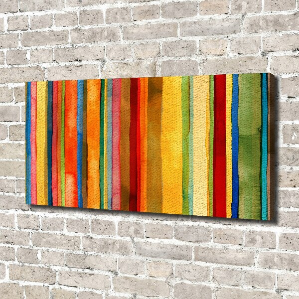 Foto quadro su tela Strisce colorate