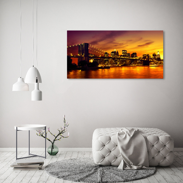 Quadro stampa su tela Ponte di Brooklyn