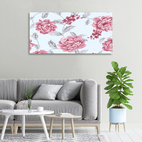 Foto quadro su tela Peonie