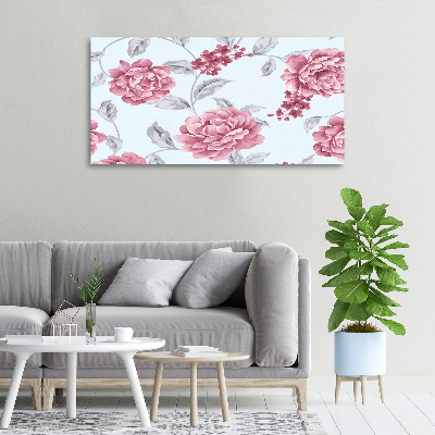 Foto quadro su tela Peonie