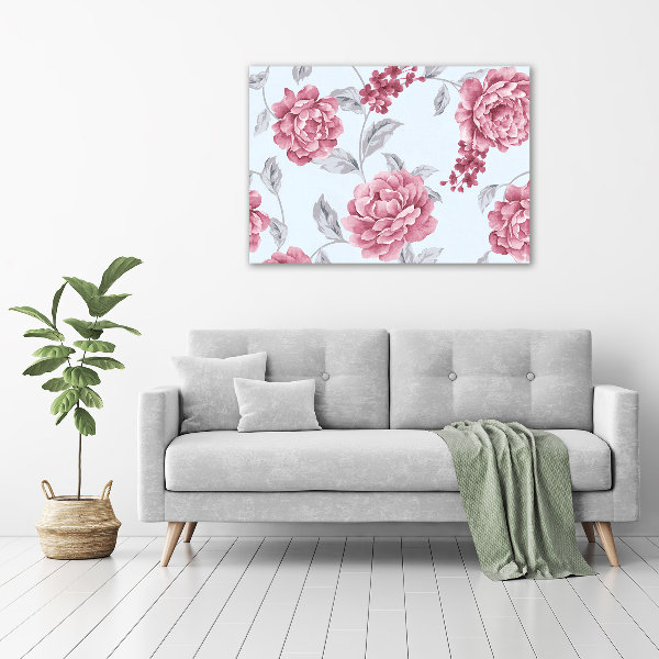 Foto quadro su tela Peonie