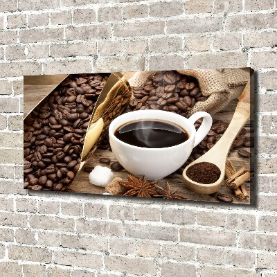 Quadro stampa su tela Una tazza di caffè
