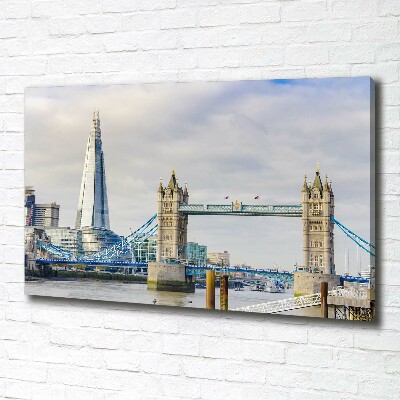 Quadro su tela Tamigi Londra
