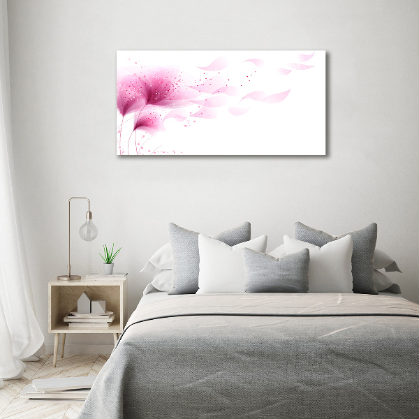Quadro su tela Fiore rosa