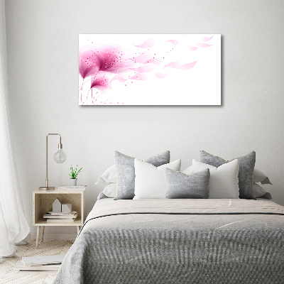 Quadro su tela Fiore rosa