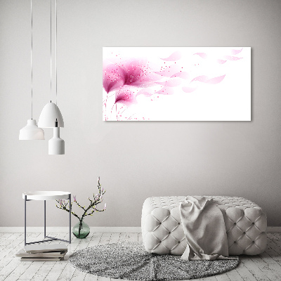 Quadro su tela Fiore rosa