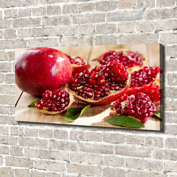 Foto quadro su tela Melograno con foglie