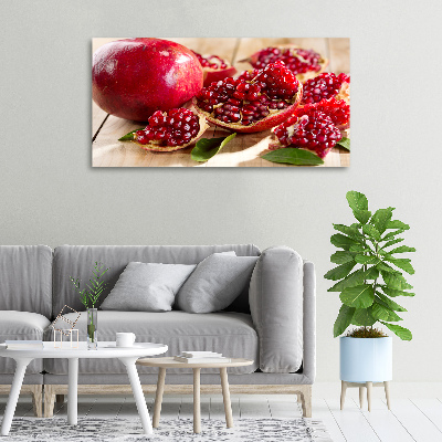 Foto quadro su tela Melograno con foglie