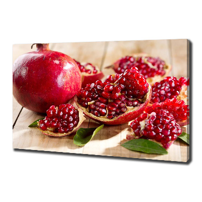 Foto quadro su tela Melograno con foglie