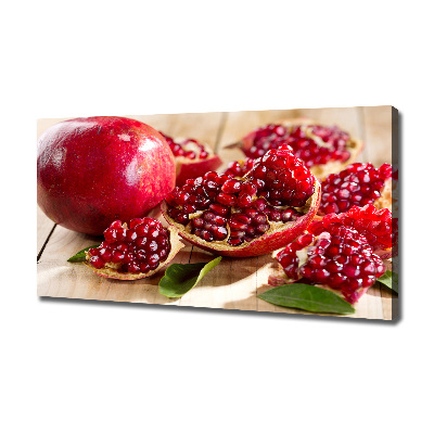 Foto quadro su tela Melograno con foglie