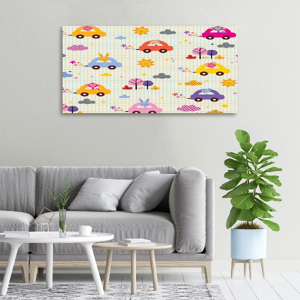 Foto quadro su tela Macchinine giocattolo