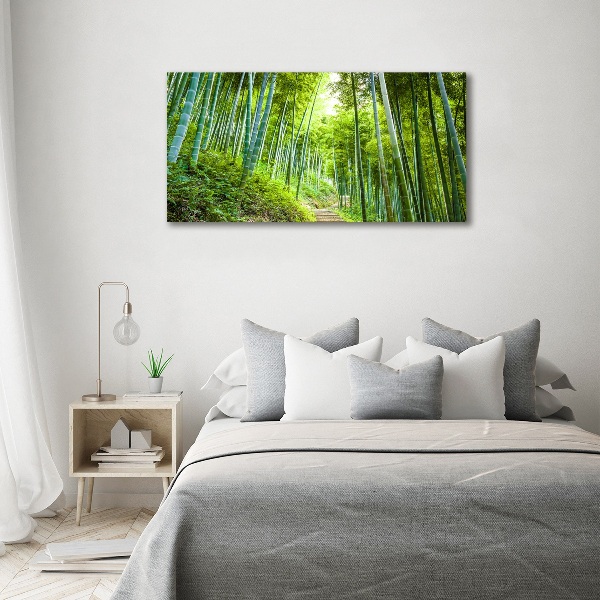 Foto quadro su tela Foresta di bambù