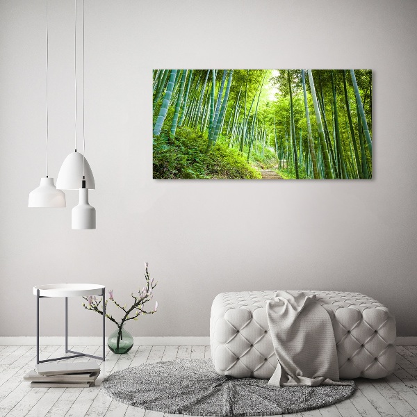 Foto quadro su tela Foresta di bambù